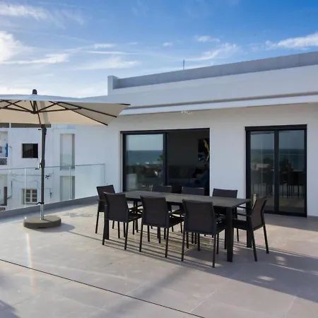 Apartment Panoramic N - Rooftop Pool & Sea View & Garage & Bbq Albufeira
